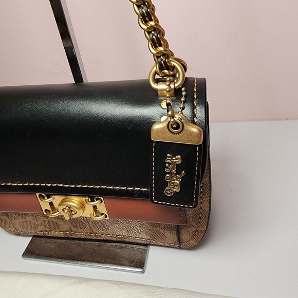 NWT COACH CF200 Troupe Crossbody Signature Canvas - Picture 9 of 9